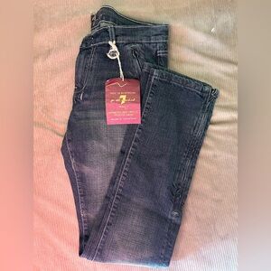 7 For All Mankind Vintage Zippered Ankle Jeans Sz 27 NWT!!